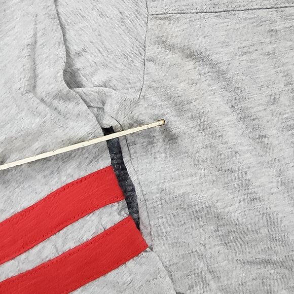 Walt Disney World Shirt Womens Medium Gray Embroidered Logo 3/4 Sleeve Classic - Picture 12 of 16